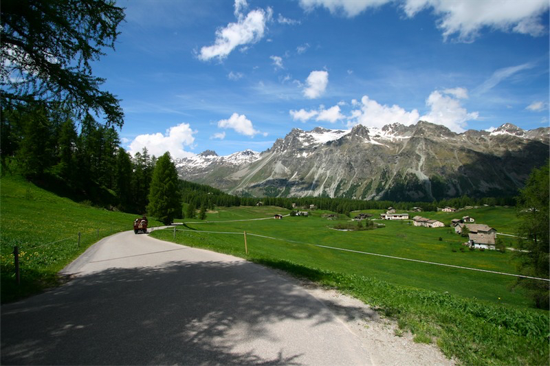 Unterwegs nach Sils