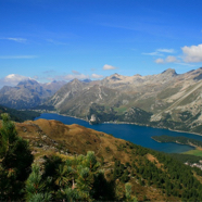 Blick auf den Silsersee