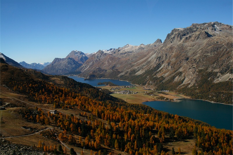 Blick vom Piz Corvatsch